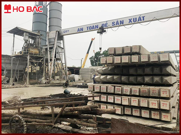 Sản xuất cọc bê tông vuông theo thiết kế